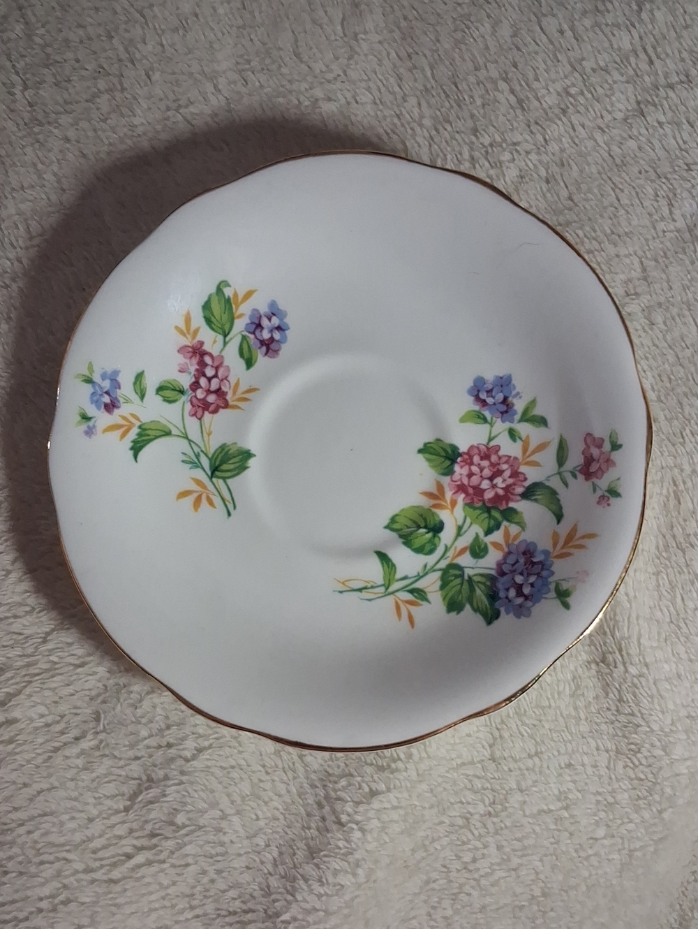 VINTAGE 1930 ROYAL DOVER CHINA BONE SAUCER